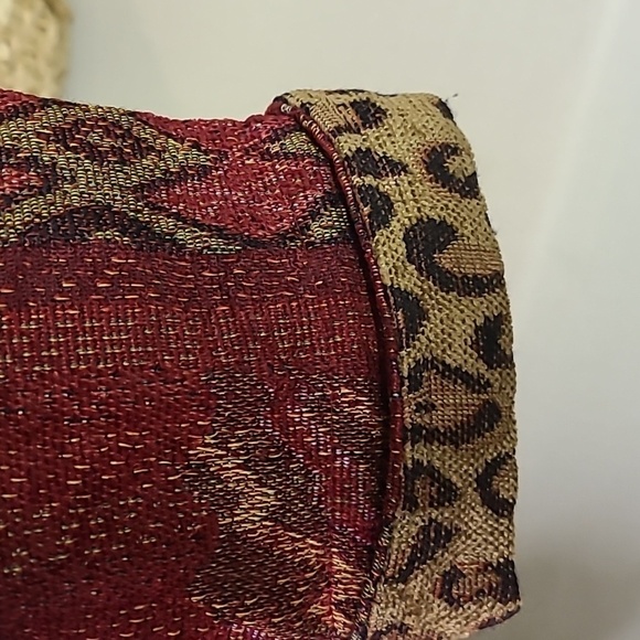 Vintage Y2K Coldwater Creek Jacket Woven Red Size Small Southwest Vibe - Picture 4 of 7